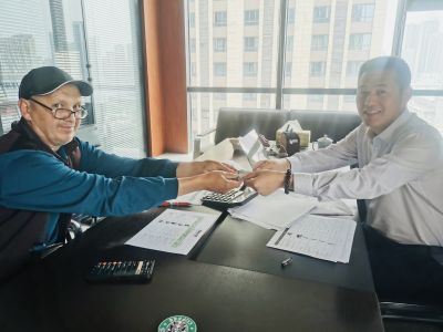 客户来访 ｜ 欢迎国外客户莅临湖北五丰粮机工厂考察洽谈合作共赢